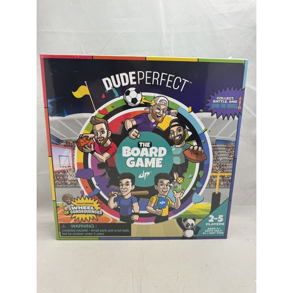 Dude Perfect The Board Game Skills Action Game for All Ages 5 Player